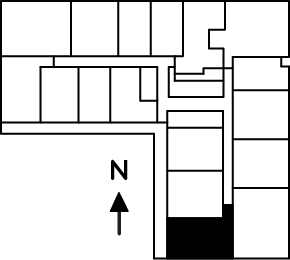 Apartment 17 Floor Plate with One Bed One Bath